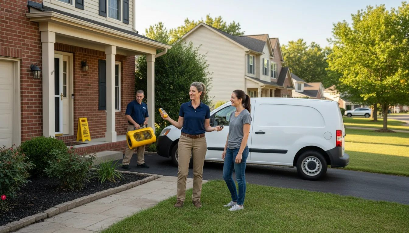Water restoration image for Dehumidification And Cleanup Services in Morristown, NY